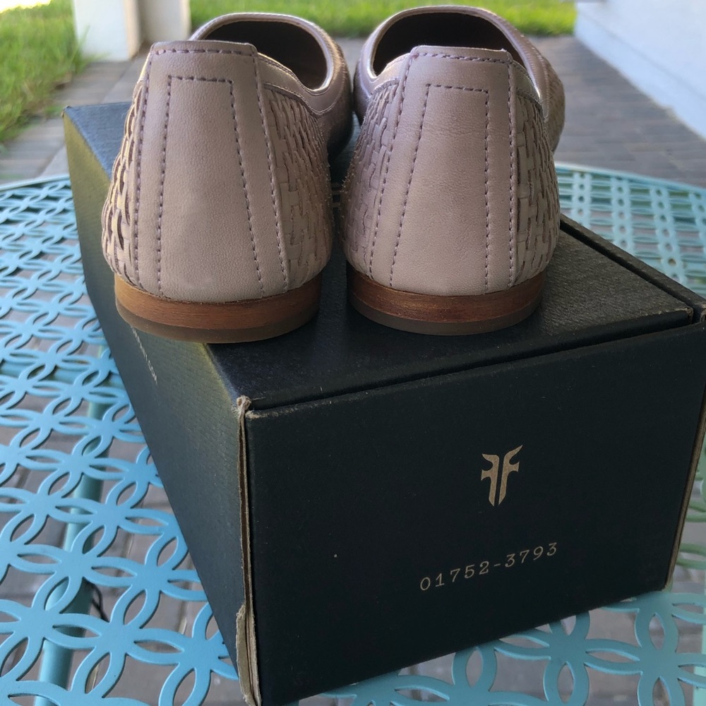 Sold Frye Carson Woven Ballet Flat - Lilac - Picture 4 of 7